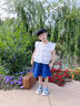 小豬彼特女童學(xué)院風(fēng)套裝夏季2025新款兒童短袖短裙洋氣夏裝大童女孩連衣裙 6017藍(lán)色牛仔裙 140 cm 曬單實(shí)拍圖