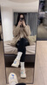 依思 Q（exull）洞洞鞋女夏季2025新款厚底增高輕便涼拖鞋女防滑軟底日常沙灘拖鞋 白色-海洋之星 38-39 曬單實(shí)拍圖