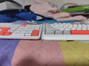宏碁（acer）無線/有線機械鍵盤手感104鍵全尺寸鍵鼠套裝游戲辦公外置鍵盤鼠標19鍵無沖 宿舍特供輕音不吵 無線鍵鼠套裝-月光灰 曬單實拍圖