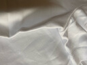 霞湖世家80支純棉t恤男女夏季防蚊抗菌長(zhǎng)絨棉純色圓領(lǐng)短袖T恤166A 純色版-白色 XL （141-155斤） 曬單實(shí)拍圖