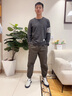 Dian.Aibu輕奢男鞋2025夏季新款頭層牛皮休閑男鞋防臭板鞋防滑時尚運動鞋男 白藍色【品牌男鞋】限量款 43 （皮鞋碼）現貨 曬單實拍圖