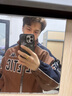卡帕（Kappa）背靠背冬季新款防潑水防風復古運動棉服夾克外套男棉襖 K0E72MM03 動力棕-6548 XL 曬單實拍圖