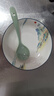 onlycook 家用陶瓷湯勺喝湯小勺子簡(jiǎn)約純色湯匙長(cháng)柄粥勺瓷勺餐具 奶白+米黃+豆綠各一支 曬單實(shí)拍圖