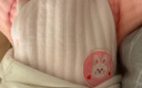 貝瑞加（Babyprints）嬰兒連體衣秋冬男女寶寶保暖衣服夾棉加厚滿月服柔軟爬服 粉兔66 曬單實(shí)拍圖