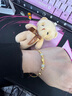 施蔻黃金小蠻腰手鏈女士足金手鐲轉(zhuǎn)運(yùn)珠七夕情人節(jié)禮物送女友老婆生日 足金轉(zhuǎn)運(yùn)小蠻腰手鐲 曬單實(shí)拍圖