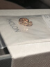 曼卡龍18K金靈瑞耳扣耳飾耳環(huán)玫瑰金彩金au750送女友禮物 靈瑞耳扣 曬單實拍圖
