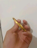 胤乃珠寶黃金手鐲車花女款999足金時尚簡約拉絲手環(huán)輕奢百搭金鐲子送老婆 【窄版】58圈號 重約5.50克 （支持多貼少補(bǔ)) 曬單實拍圖