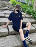 DGOV藏藍(lán)色短袖t恤女2025夏季內(nèi)搭棉質(zhì)半袖新款寬松圓領(lǐng)小衫上衣女 藏藍(lán)色 M 建議80-100斤 曬單實(shí)拍圖