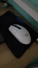 羅技（G）G304 LIGHTSPEED無(wú)線(xiàn)游戲鼠標電競FPS吃雞專(zhuān)用輕量化便攜G102的無(wú)線(xiàn)版宏編程絕地求生FPS英雄聯(lián)盟 G304白色+鼠標墊+腳貼 曬單實(shí)拍圖