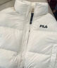 FILA FUSION斐樂(lè)潮牌女子針織短袖衫時(shí)尚休閑緊身T恤女 云白色-WT S 160/80A 曬單實(shí)拍圖