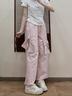 思倫鳥粉色kitty阿甘板鞋女款2025夏新款百搭可愛小白鞋厚底德訓(xùn)鞋子女 粉紅色 37 曬單實拍圖