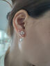 銀千惠925銀耳釘女士耳環(huán)長(cháng)款耳墜時(shí)尚紀念七夕情人節生日禮物送女友 山茶花珍珠耳墜+商家配送/代寫(xiě)賀卡 曬單實(shí)拍圖