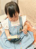 Teenie Weenie Kids小熊童裝夏季款女寶寶牛仔高腰休閑運(yùn)動(dòng)背帶裙 藍(lán)色 100 cm 曬單實(shí)拍圖
