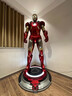 聚陽(yáng)惠漫威鋼鐵俠大擺件MK7全身1比1模型大型落地雕塑客廳裝飾酒店mk50 MK7亮光漆（圓底座）總高2.15米 曬單實(shí)拍圖
