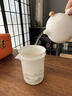 森典冰種羊脂玉功夫茶具套裝家用輕奢高檔陶瓷禮盒裝白瓷茶杯茶壺整套 幻山茶壺套裝2號 10頭 曬單實(shí)拍圖
