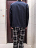 皮爾卡丹（pierre cardin）夾克男行政商務(wù)外套男士翻領(lǐng)上衣春秋季休閑男裝 藏青色 XL (180) 曬單實(shí)拍圖