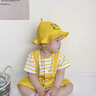 G.DUCKKIDS小黃鴨嬰兒衣服春裝長(zhǎng)袖外出連體衣新生男女寶寶春秋卡通純棉爬服 黃色 送帽子 80cm (建議6-9個(gè)月，7-10KG) 曬單實(shí)拍圖