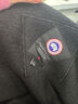 加拿大鵝（Canada Goose）Chilliwack女士羊毛抓絨外套飛行員夾克大鵝外套 7102W 61 黑色 L 曬單實拍圖