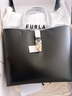 芙拉（FURLA）【限時(shí)優(yōu)惠】MIANOVA牛皮大號女士上班族通勤大容量手提托特包 黑色 曬單實(shí)拍圖
