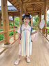 G.DUCKKIDS兒童漢服女童夏裝連衣裙夏季仙古裝新款中國風(fēng)女孩唐裝童裝襦裙子 綠色 100 建議身高90-100cm年齡3-4歲 曬單實(shí)拍圖
