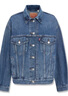 Levi's李維斯冬季女士復古巴恩風(fēng)翻領(lǐng)水洗時(shí)尚潮流牛仔夾克外套 藍色 L 曬單實(shí)拍圖