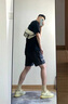 H8奢椰子鞋350滿天星2025新款莆田男鞋子網(wǎng)面透氣休閑運動慢跑鞋 白黃色（旗艦升級版） 41 曬單實拍圖