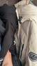 波司登（BOSIDENG）冬季極寒羽絨服鵝絨谷愛(ài)凌同款男女情侶款長(cháng)款連帽加厚保暖外套 燕麥色7185 【店長(cháng)推薦】 3XL 185/104A 曬單實(shí)拍圖