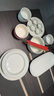 琺寶（staub）松露白陶瓷家用飯碗盤子餐盤圓盤碗碟餐具喬遷禮 【4人食】松露白陶瓷餐具 14件套 曬單實(shí)拍圖