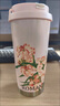 馨沐魚咖啡杯大容量保溫杯雙飲不銹鋼男女士高顏值印花水杯隨行便攜保冷 紫玫瑰【316不銹鋼內(nèi)膽】 曬單實拍圖