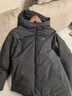 KOLON SPORT/可隆輕量羽絨服 女子戶(hù)外冬防潑水外套防風(fēng)透濕高蓬鵝絨夾克 LKDJ5SN128-BK 黑色 L 170/92A 曬單實(shí)拍圖