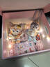 禮美達(dá)七夕女生hellokitty禮物盒生日禮盒空盒子禮品包裝盒大號(hào)紙箱高級(jí) 粉色拉菲草 kitty3號(hào)41*41*31（適合裝鞋盒） 曬單實(shí)拍圖
