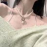 薇薇安·威斯特伍德（Vivienne Westwood）[代購現(xiàn)貨]西太后項(xiàng)鏈明星同款旗艦正品土星珍珠項(xiàng)鏈送禮生日禮物 銀-土星吊墜鎖骨鏈 曬單實(shí)拍圖