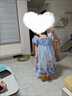 皮爾卡丹（pierre cardin）哪吒衣服女童公主裙夏季2025新款兒童哪咤夏款連衣裙蓬蓬裙紗裙子 娜扎兒童衣服-藍(lán)色 90 尺碼1~2歲【 80-90cm】 曬單實(shí)拍圖