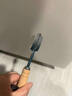 嘉玘廚房實用小工具不銹鋼面包修容刀木柄弧形面包割刀歐式法棍割紋刀 木柄弧形面包割刀 曬單實拍圖