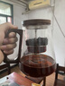OQB德國茶壺泡茶壺茶水分離杯茶水分離壺玻璃泡茶神器高端個人專用 【一鍵過濾】胡桃木 透明 800ml 曬單實拍圖