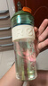 物生物（RELEA）玻璃杯高顏值大容量女士茶水分離車載辦公杯子 琥珀青【細(xì)密濾網(wǎng)/帶提繩】 650ml 曬單實(shí)拍圖