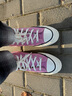匡威（Converse）官方 1970S男女高幫帆布鞋薔薇粉多巴胺粉色A03795C A03795C 37 曬單實(shí)拍圖
