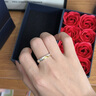 唯一（Winy）999純銀情侶戒指對戒一對實用求婚戒指男女生日七夕情人節(jié)禮物 曬單實拍圖