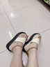 百麗踏網(wǎng)紅人字拖鞋女2026年夏季新款時(shí)尚百搭小個(gè)子厚底沙灘夾腳涼拖鞋 米白色【升級款】 37 曬單實(shí)拍圖