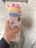 contigo康迪克  不銹鋼保溫吸管杯 兒童保溫杯 萌寵星河漫游+掛件杯刷550ml 曬單實拍圖