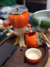 茶藝貴族柿柿如意自動(dòng)茶具15頭禮盒裝懶人防燙套裝功夫陶瓷喬遷之喜送禮 曬單實(shí)拍圖