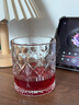 PAKCHOICE高顏值威士忌酒杯家用玻璃水杯套裝歐式雕花洋酒杯套裝 曬單實(shí)拍圖