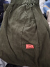 約克兔（YueKeTu）男童春秋款哈倫褲1-5-8歲小男孩穿的簡約工裝褲中大童洋氣百搭褲 軍綠色 110 曬單實拍圖