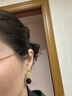 She's茜子巴比耶優(yōu)雅滴油玫瑰耳環(huán)時(shí)尚耳飾925銀針耳釘輕奢生日禮物女 圓珠款SPE8609123G0 曬單實(shí)拍圖
