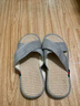 開(kāi)妮特防滑牛筋底亞麻拖鞋夏季男女士居家室內透氣軟底家用厚底涼拖鞋 奶茶色 35-36 曬單實(shí)拍圖