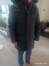 卡賓男裝長款羽絨服秋冬款90白鴨絨鴨絨大衣外套保暖 煤黑色01 XL /180/52 曬單實(shí)拍圖