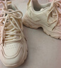 回力官方女鞋老爹鞋女2025秋冬季新款舒適厚底鞋子女 米色 39 曬單實(shí)拍圖
