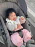 G. DUCKKIDS新生兒外出服春秋嬰兒防風(fēng)連體衣沖鋒衣夾克衫男女寶寶秋裝外套潮 粉紅色 73cm 曬單實拍圖