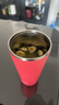象印保溫杯 304不銹鋼杯 廣口咖啡杯 啤酒杯 辦公泡茶水杯 PV珊瑚粉色 曬單實(shí)拍圖