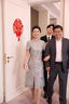 羅蒙（ROMON）小個(gè)子?jì)寢尰檠缍Y服2025新款中式五一喜婆婆結(jié)婚旗袍年輕高貴 淺綠色 2XL 曬單實(shí)拍圖